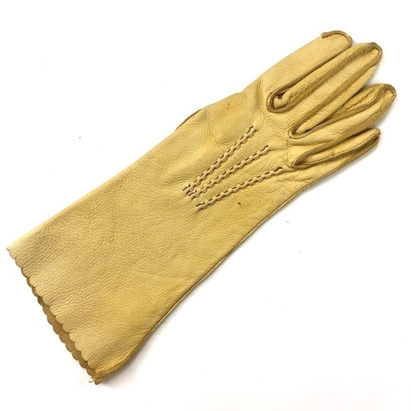 BUTTERCREAM leather gloves Small - Picture 3 of 8